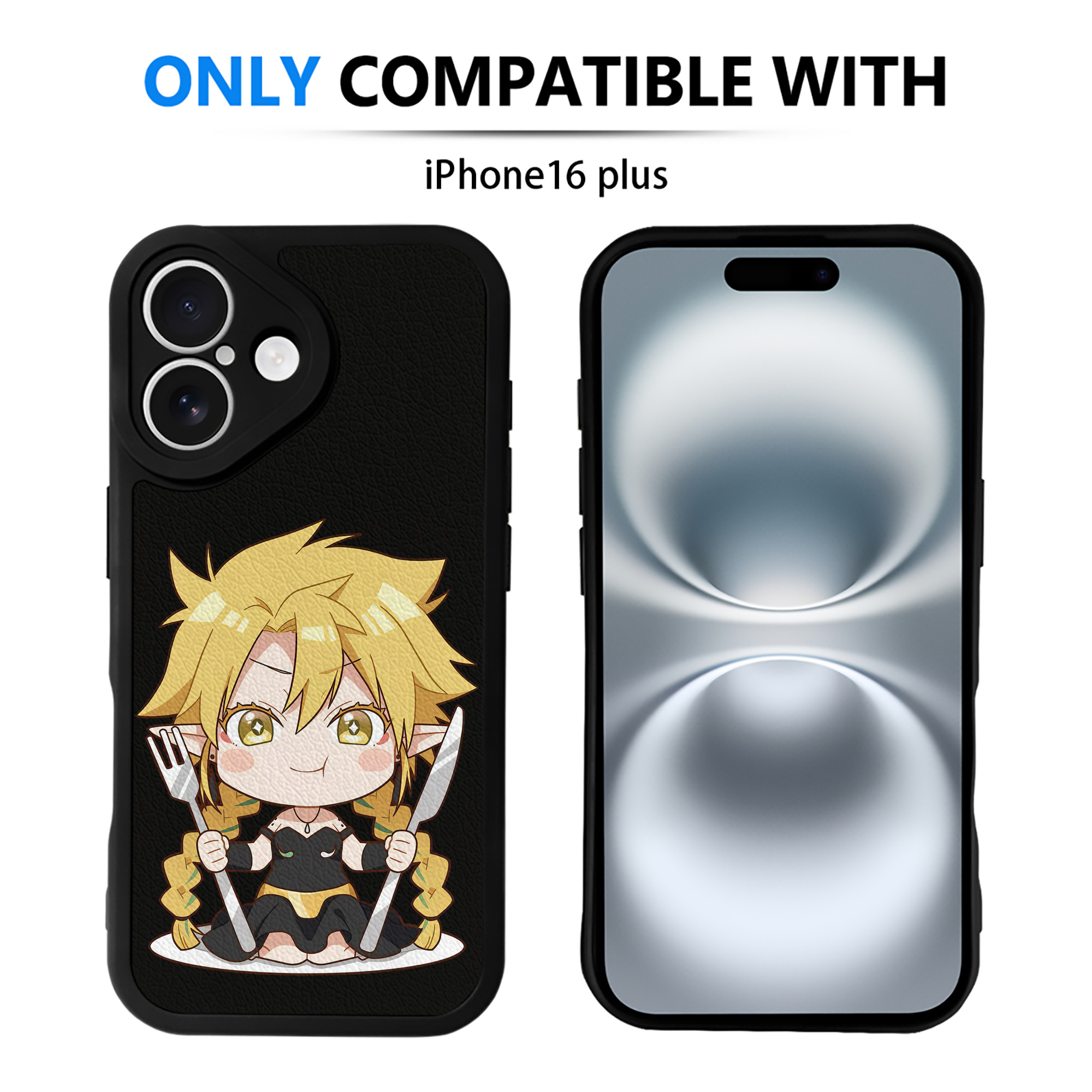 （画像用） 転スラ Regarding Reincarnated to Slime 【iPhone 16シリーズ対応】シリコンスマホケース（レザー調） 材質：シリコン